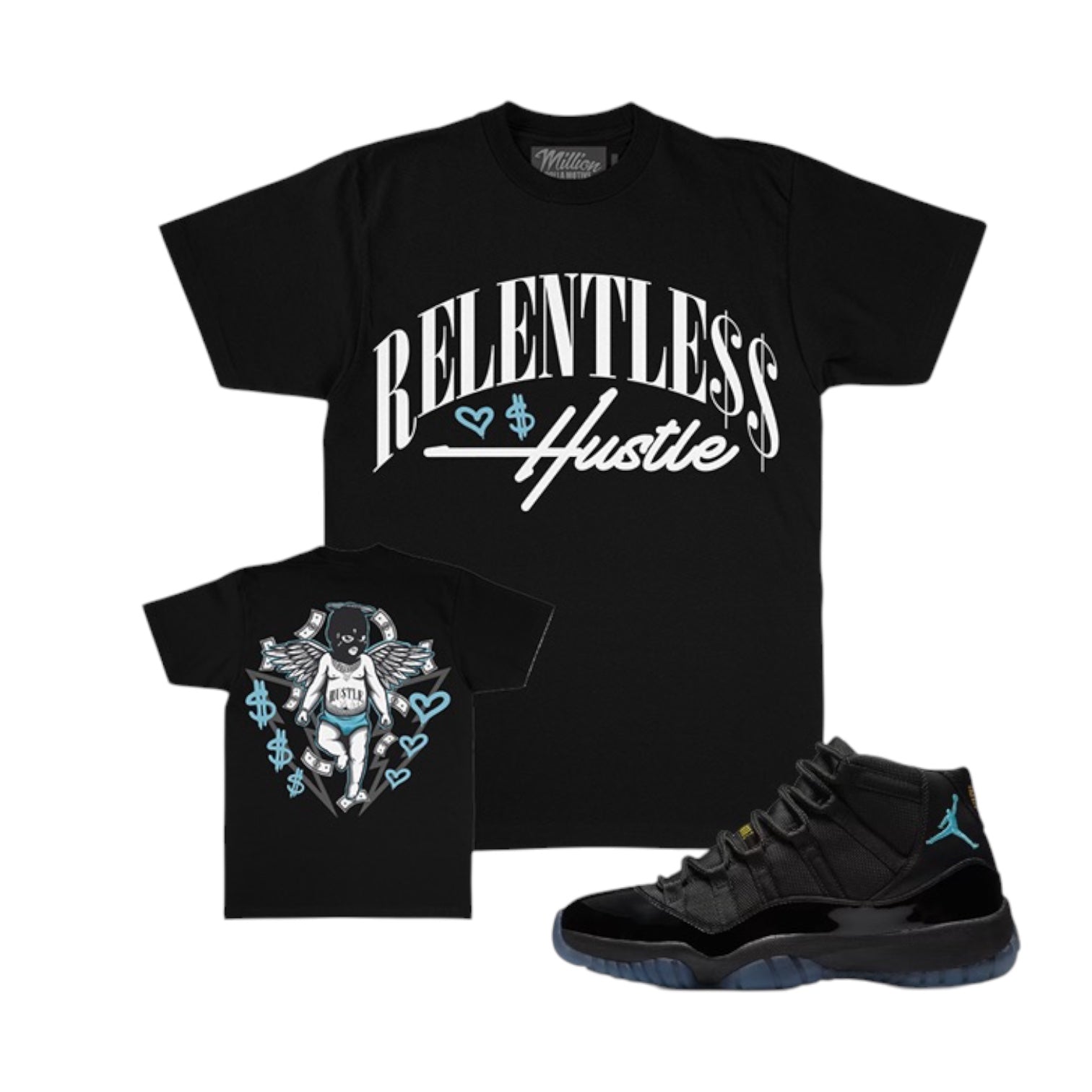 MILLION DOLLA MOTIVE: Relentless Hustle SS Tee
